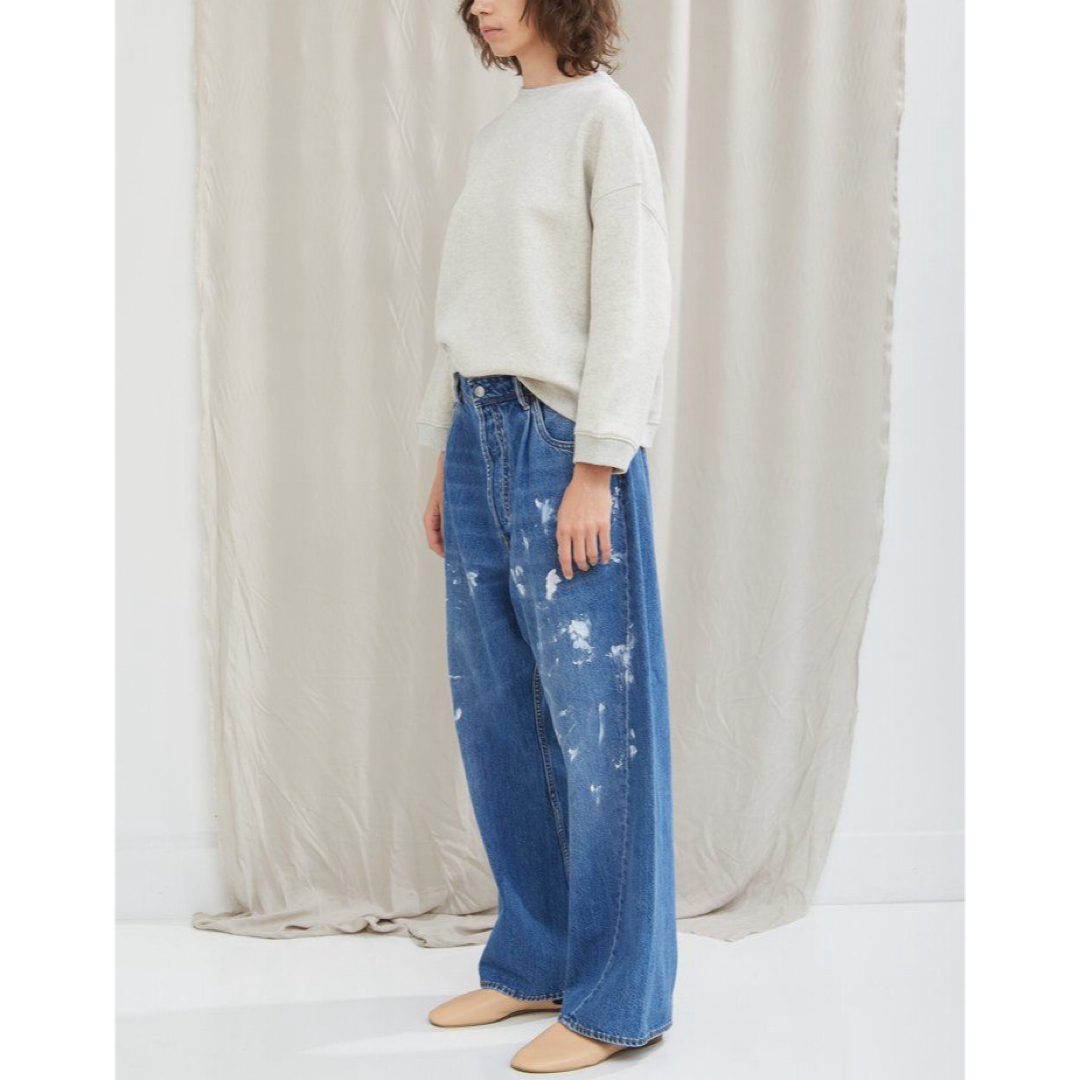 Acne Studios(アクネストゥディオズ)のAcne Studios Bla Konst ペンキ加工 デニムパンツ レディースのパンツ(デニム/ジーンズ)の商品写真