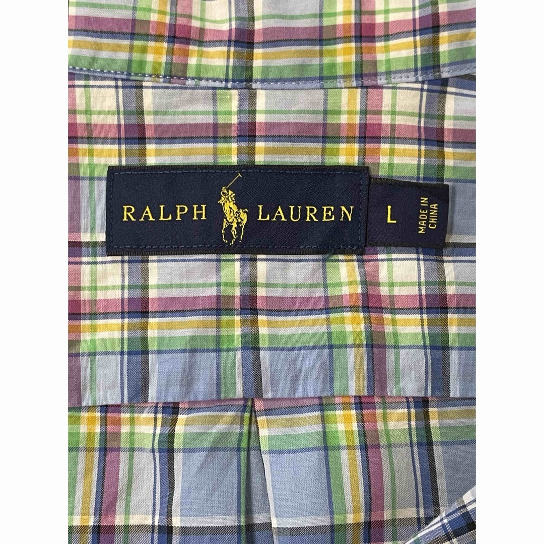 POLO RALPH LAUREN(ポロラルフローレン)の■PALPH LAUREN■ラルフローレン、チェック柄Lサイズ。希少、値下げ！！ メンズのトップス(シャツ)の商品写真