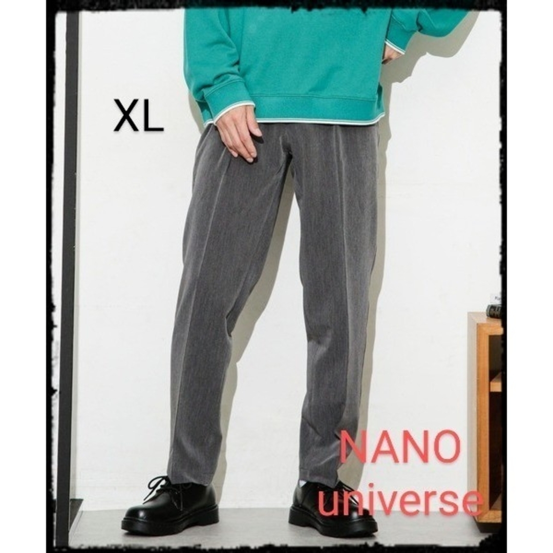 nano・universe(ナノユニバース)のNANO universe【美品】ALWAYS EASY ワンタックスラックス メンズのパンツ(スラックス)の商品写真