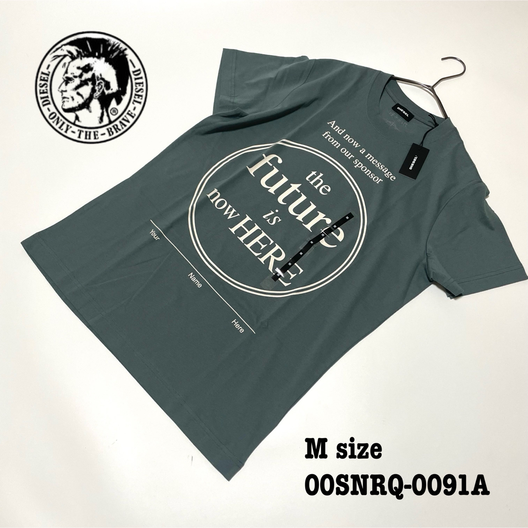 DIESEL(ディーゼル)の【新品】M ディーゼル Tシャツ 半袖 T-DIEGO-YD メンズ グリーン系 メンズのトップス(Tシャツ/カットソー(半袖/袖なし))の商品写真