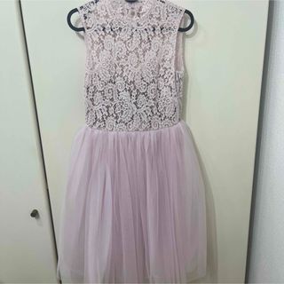 ジルスチュアート(JILLSTUART)のROSALIE LACE DRESS  JILL STUART ピンクドレス(ミディアムドレス)