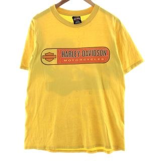 ハーレーダビッドソン(Harley Davidson)の古着 00年代 ハーレーダビッドソン Harley-Davidson モーターサイクル バイクTシャツ USA製 メンズL /eaa382896(Tシャツ/カットソー(半袖/袖なし))