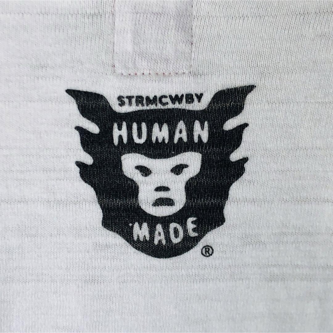 HUMAN MADE(ヒューマンメイド)の【人気デザイン】ヒューマンメイド タイガーロゴ デカロゴTシャツ 定番カラー 白 メンズのトップス(Tシャツ/カットソー(半袖/袖なし))の商品写真