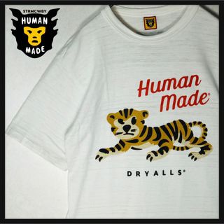 ヒューマンメイド(HUMAN MADE)の【人気デザイン】ヒューマンメイド タイガーロゴ デカロゴTシャツ 定番カラー 白(Tシャツ/カットソー(半袖/袖なし))