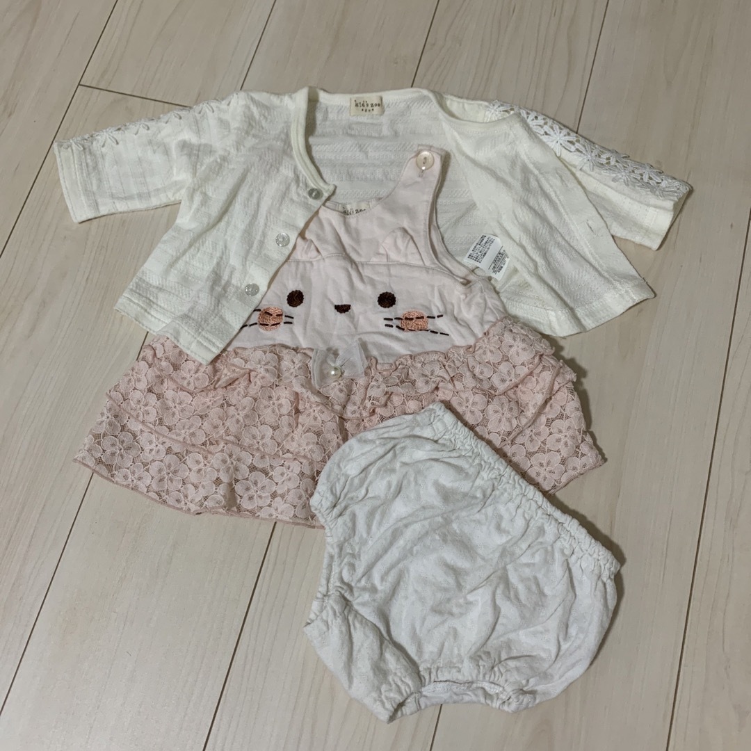 kid’s zoo(キッズズー)のkid's zoo♡セット売り♡80cm♡新品あり キッズ/ベビー/マタニティのベビー服(~85cm)(ワンピース)の商品写真