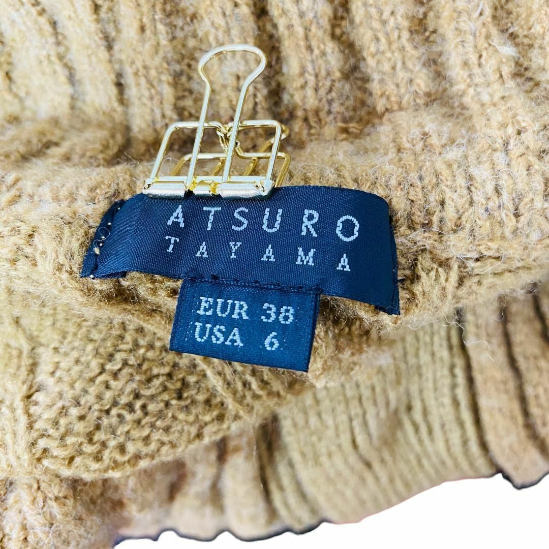 ATSURO TAYAMA(アツロウタヤマ)のATSURO TAYAMA  アツロウタヤマ  タートル セーター ウール 38 レディースのトップス(ニット/セーター)の商品写真