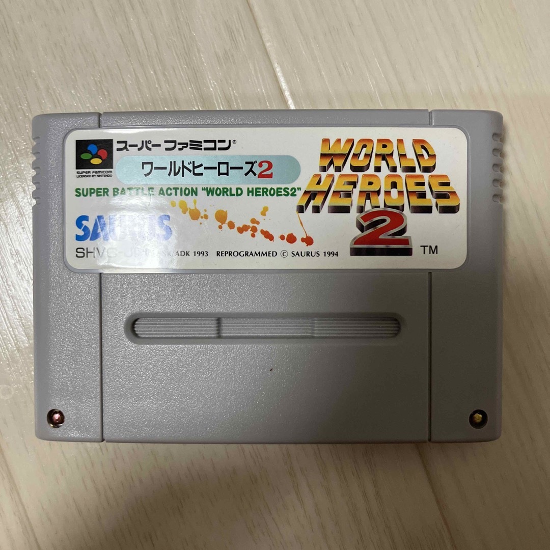 スーパーファミコン - スーパーファミコン ワールドヒーローズ2の通販 スーパーファミコン - スーパーファミコン ワールドヒーローズ2の通販