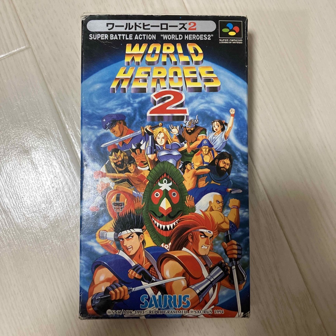 スーパーファミコン - スーパーファミコン ワールドヒーローズ2の通販 スーパーファミコン - スーパーファミコン ワールドヒーローズ2の通販