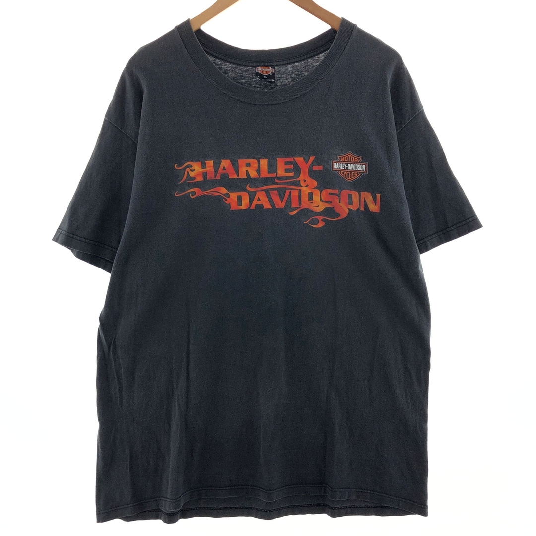 Harley Davidson(ハーレーダビッドソン)の古着 90年代 ハーレーダビッドソン Harley-Davidson モーターサイクル バイクTシャツ USA製 メンズXL /eaa382745 メンズのトップス(Tシャツ/カットソー(半袖/袖なし))の商品写真