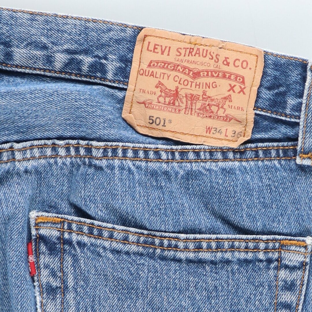 Levi's(リーバイス)の古着 リーバイス Levi's リーバイス501 ユーロモデル ストレートデニムパンツ メンズw34 /eaa436970 メンズのパンツ(デニム/ジーンズ)の商品写真