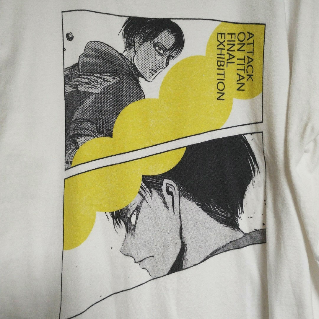 講談社(コウダンシャ)の進撃の巨人展　tシャツ リヴァイ Sサイズ　進撃的巨人　進撃の巨人 エンタメ/ホビーのおもちゃ/ぬいぐるみ(キャラクターグッズ)の商品写真