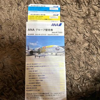 エーエヌエー(ゼンニッポンクウユ)(ANA(全日本空輸))のANA 株主優待２枚➕グループ優待券(航空券)