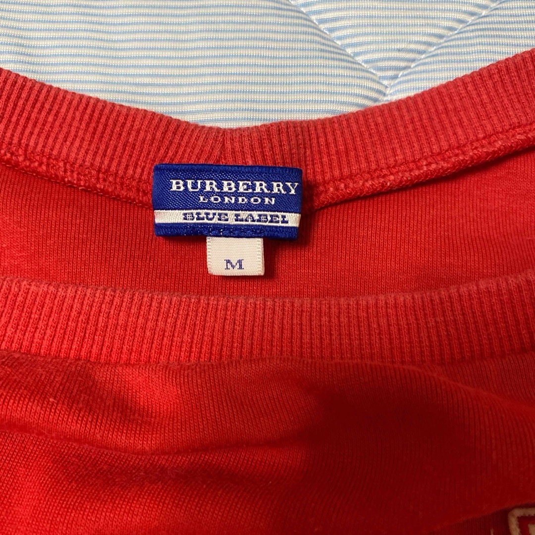 BURBERRY BLUE LABEL(バーバリーブルーレーベル)のBURBERRY BLUE LABEL スウェット トレーナー Tシャツ レディースのトップス(Tシャツ(半袖/袖なし))の商品写真