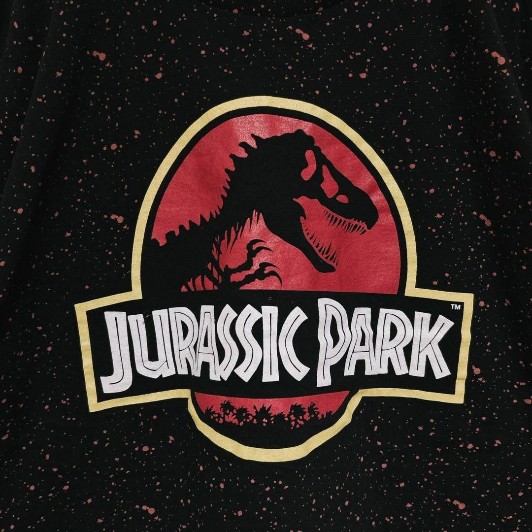 古着　Jurassic Park ジュラシックパーク 恐竜 ロゴTシャツ 半袖 メンズのトップス(Tシャツ/カットソー(半袖/袖なし))の商品写真