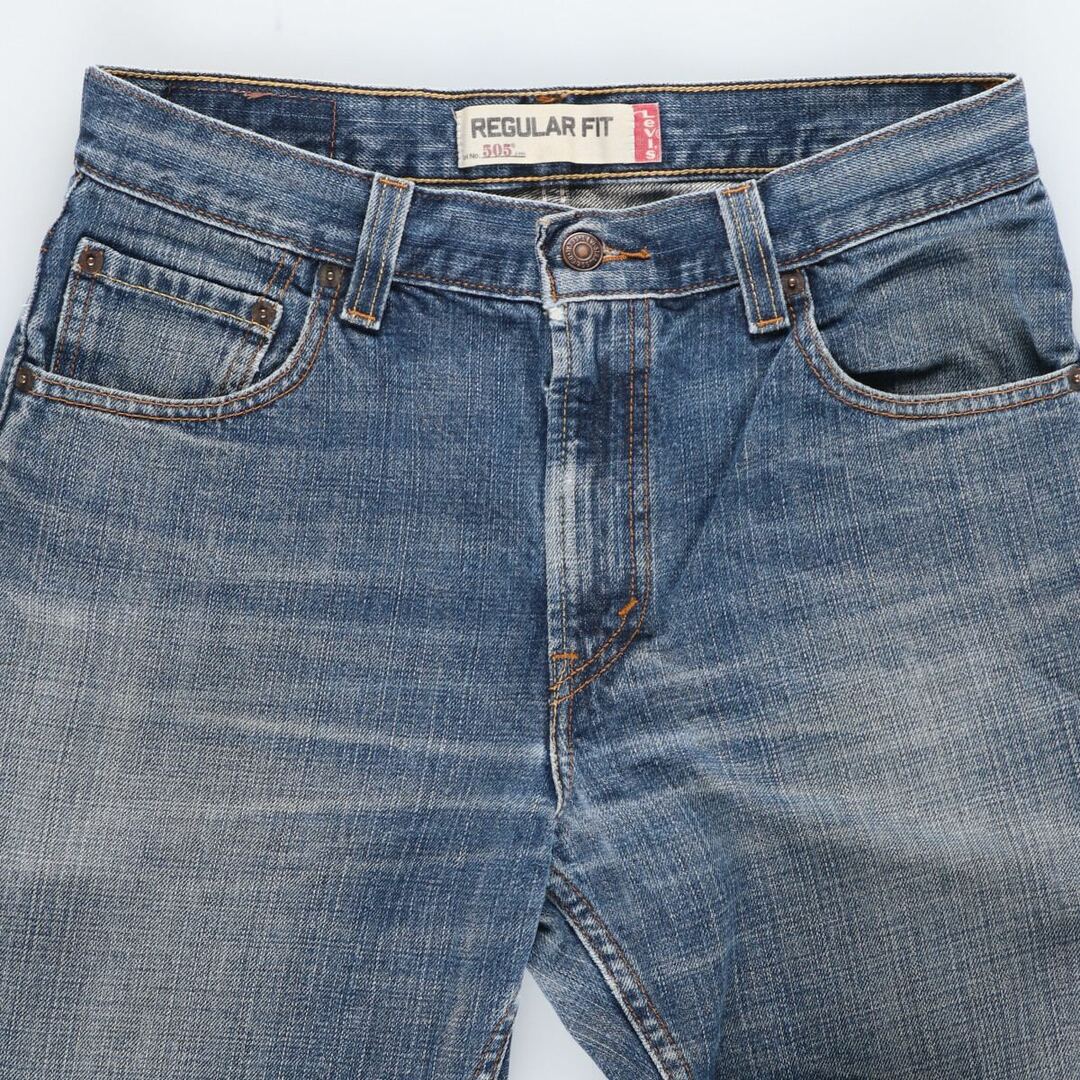 Levi's(リーバイス)の古着 リーバイス Levi's 505 REGULAR FIT テーパードデニムパンツ メンズw31 /eaa438024 メンズのパンツ(デニム/ジーンズ)の商品写真