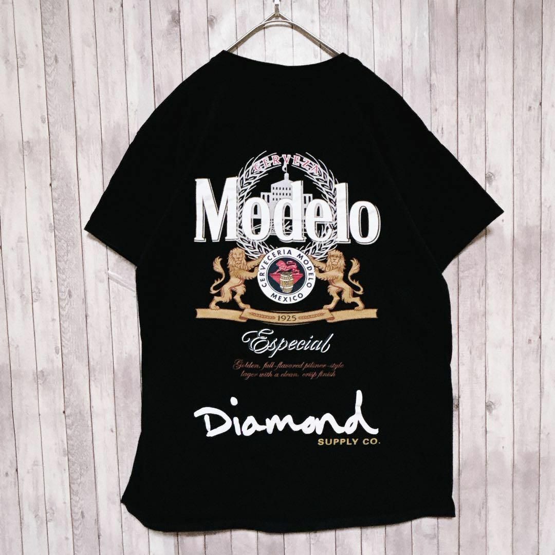 古着　Diamond SUPPLY CO Modelo プリントTシャツ　半袖 メンズのトップス(Tシャツ/カットソー(半袖/袖なし))の商品写真