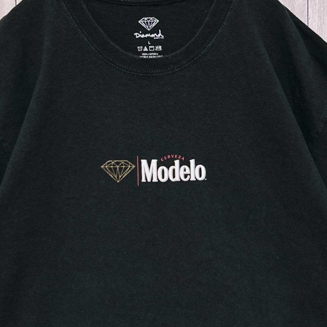 古着　Diamond SUPPLY CO Modelo プリントTシャツ　半袖 メンズのトップス(Tシャツ/カットソー(半袖/袖なし))の商品写真