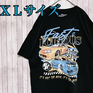 古着 ワイルドスピード　ムービーTシャツ　センターロゴ　size XL 半袖(Tシャツ/カットソー(半袖/袖なし))