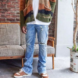 MLVINCEメルヴィンス2023AWフレアデニムDB FLARE JEANS