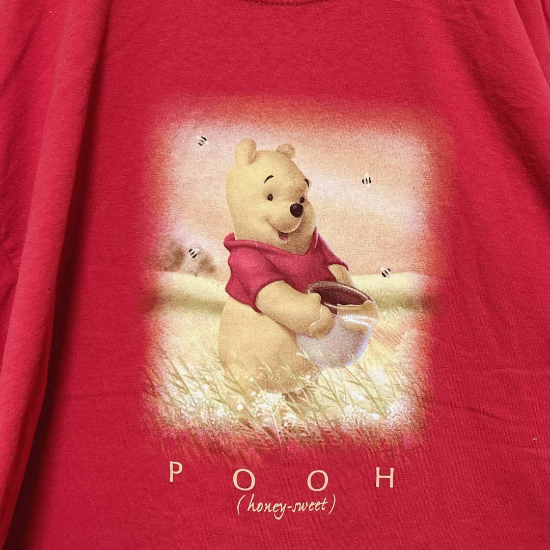 古着　Disney ディズニー くまのプーさん キャラ Tシャツ 半袖 輸入品 メンズのトップス(Tシャツ/カットソー(半袖/袖なし))の商品写真