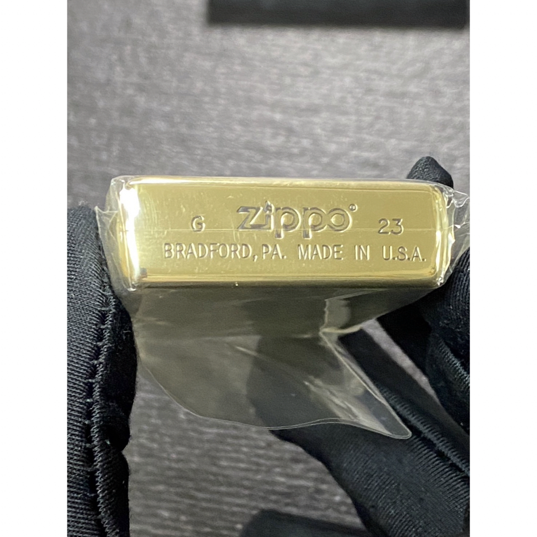 zippo ウィンディ ゴールド 前面刻印 希少モデル 2023年製 メンズのメンズ その他(その他)の商品写真