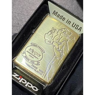 zippo ウィンディ ゴールド 前面刻印 希少モデル 2023年製(その他)