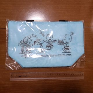 SNOOPY　スヌーピー　保冷バッグ　エコバッグ　ミニバッグ　ブルー