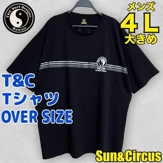 タウンアンドカントリー(Town & Country)のメンズ大きいサイズ4L T&C ボーダー サーフ 半袖Tシャツ タウカン(Tシャツ/カットソー(半袖/袖なし))