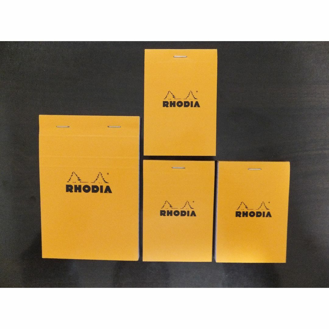 RHODIA(ロディア)のロディア　メモパッド　4冊セット インテリア/住まい/日用品の文房具(ノート/メモ帳/ふせん)の商品写真