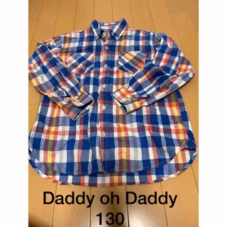ダディオーダディー(daddy oh daddy)のDaddy Oh Daddy チェックシャツ　130(ブラウス)