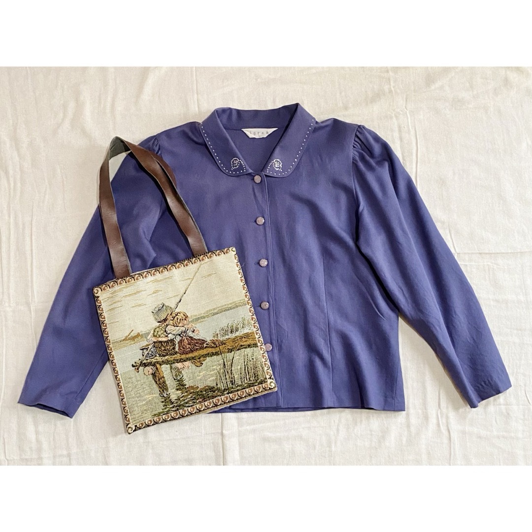 3️⃣ blouse ／ vintage レディースのトップス(シャツ/ブラウス(長袖/七分))の商品写真