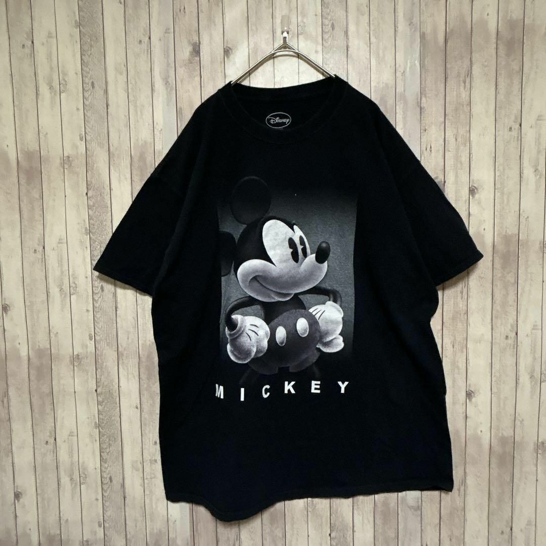 古着【入手困難】ディズニー　Tシャツ　 XLサイズ　ミッキー　キャラクター メンズのトップス(Tシャツ/カットソー(半袖/袖なし))の商品写真