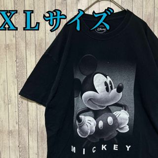 古着【入手困難】ディズニー　Tシャツ　 XLサイズ　ミッキー　キャラクター(Tシャツ/カットソー(半袖/袖なし))