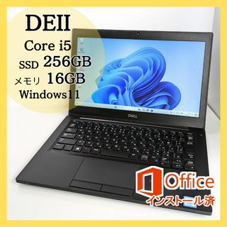 軽量◇Dell◇ブラック◇カメラ◇大画面◇office◇Windows11(ノートPC)