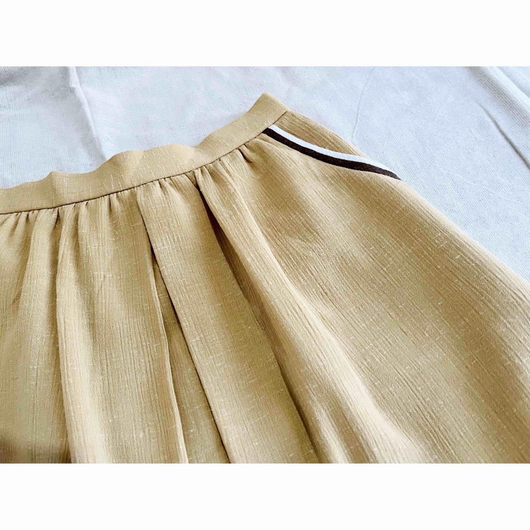 4️⃣ skirt ／ vintage レディースのスカート(ひざ丈スカート)の商品写真