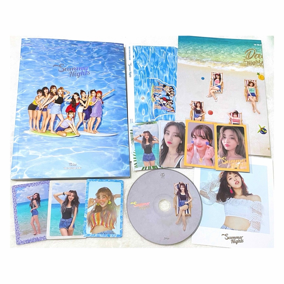 ジヒョ Summer Nights CD セット TWICE トレカ アルバム エンタメ/ホビーのCD(K-POP/アジア)の商品写真