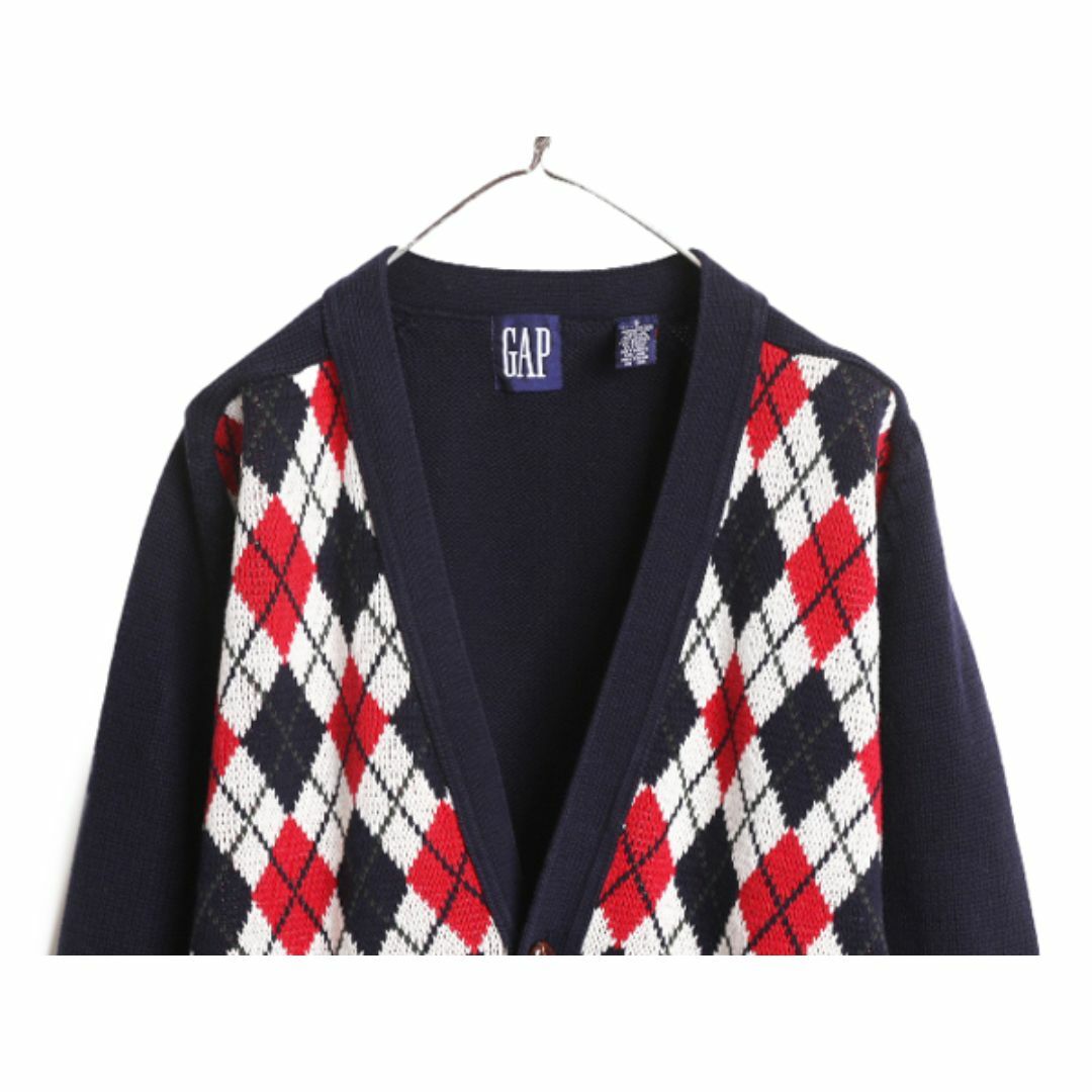 90s OLD GAP コットン デザイン ニット カーディガン メンズ S 90s OLD GAP コットン デザイン ニット カーディガン メンズ S
