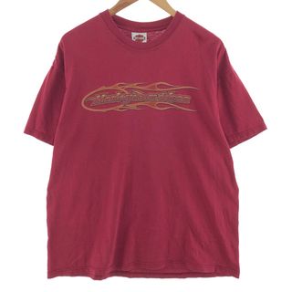 ハーレーダビッドソン(Harley Davidson)の古着 00年代 ハーレーダビッドソン Harley-Davidson モーターサイクル バイクTシャツ USA製 メンズXL /eaa390086(Tシャツ/カットソー(半袖/袖なし))