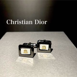 クリスチャンディオール(Christian Dior)の 【ブラック刻印あり】k006 クリスティアンディオール　dior カフス(カフリンクス)