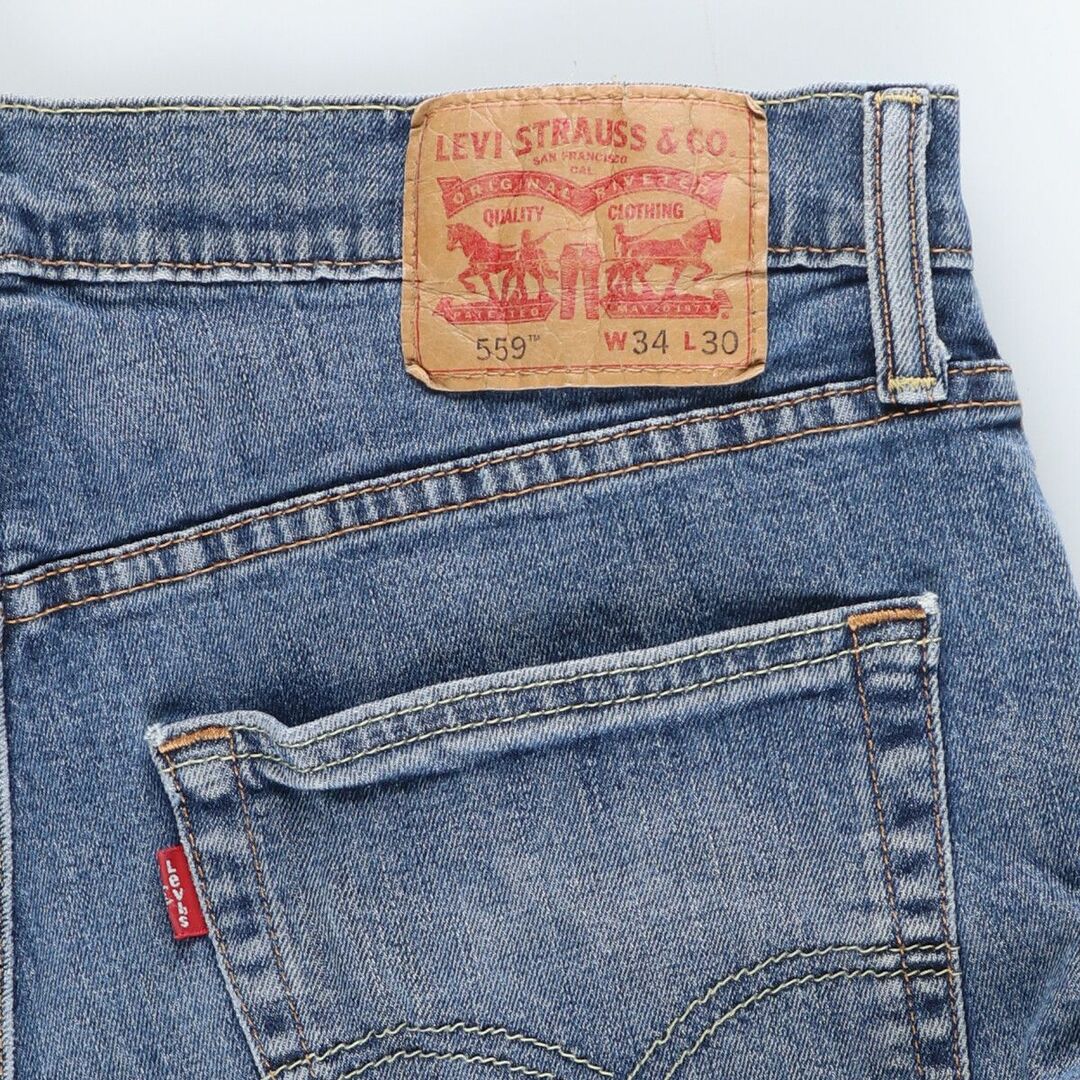 Levi's(リーバイス)の古着 リーバイス Levi's 559 ストレートデニムパンツ メンズw35 /eaa436982 メンズのパンツ(デニム/ジーンズ)の商品写真