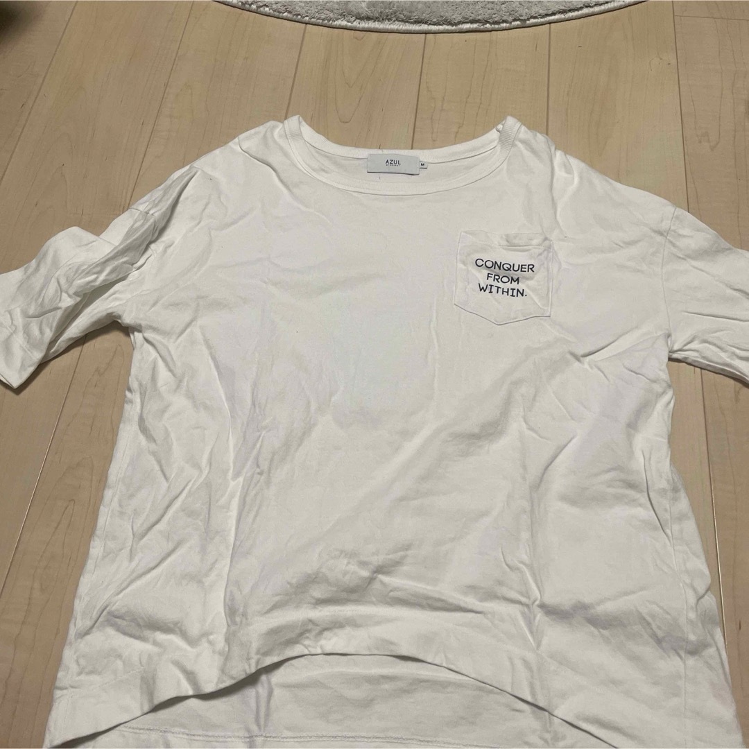 AZUL by moussy(アズールバイマウジー)のAZUL Tシャツ レディースのトップス(Tシャツ(半袖/袖なし))の商品写真