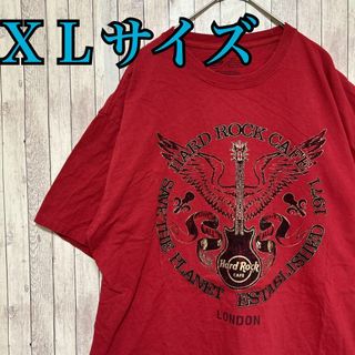 古着　ハードロックカフェ センターロゴ Tシャツ 半袖 センターロゴ　輸入品(Tシャツ/カットソー(半袖/袖なし))