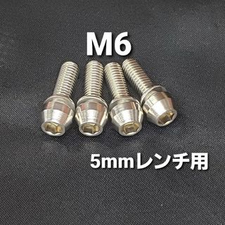 【新品】ADEPT ステム用ステンレス製ボルト（M6 4個セット）(パーツ)