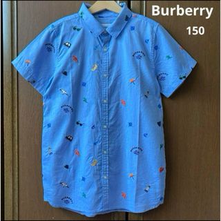 バーバリー(BURBERRY)のバーバリー　半袖　マリン　シャツ　ブラウス　ロゴ　春　夏　グッチ　セリーヌ(Tシャツ/カットソー)