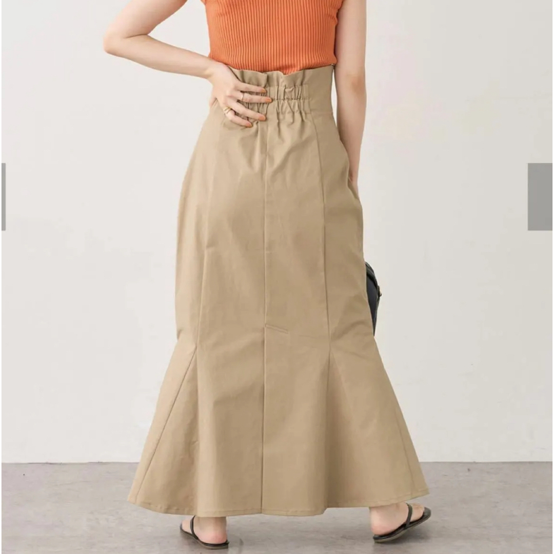 natural couture(ナチュラルクチュール)のナチュラルクチュール ロングスカート ハイウエストマーメイドスカート レディースのスカート(ロングスカート)の商品写真