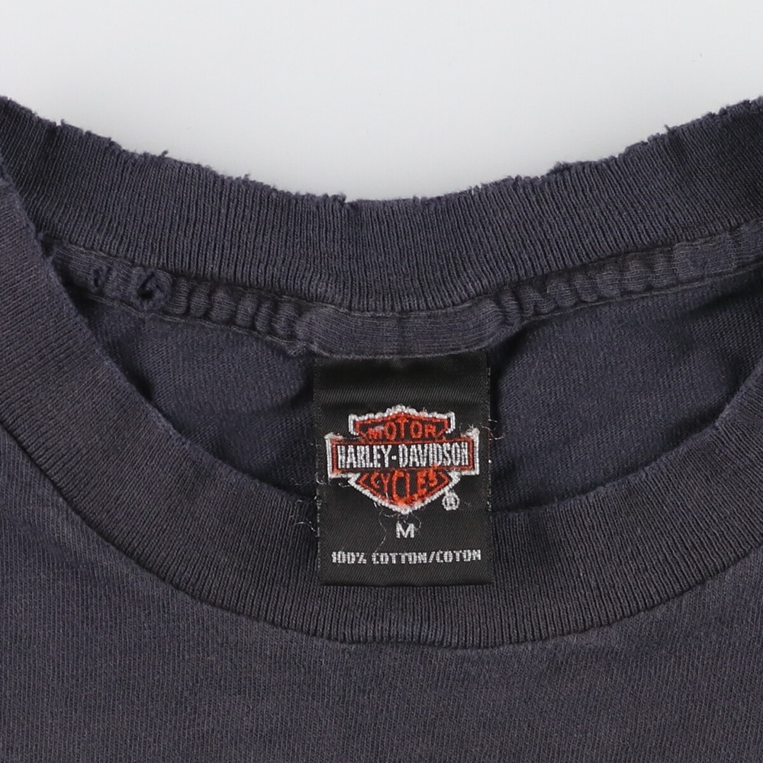 Harley Davidson(ハーレーダビッドソン)の古着 90年代 ハーレーダビッドソン Harley-Davidson モーターサイクル バイクTシャツ USA製 メンズM ヴィンテージ /eaa440531 メンズのトップス(Tシャツ/カットソー(半袖/袖なし))の商品写真