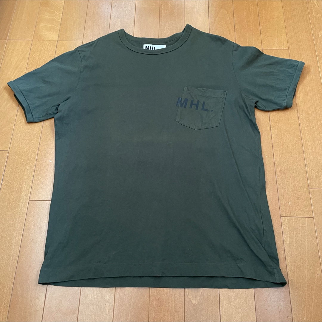 MARGARET HOWELL(マーガレットハウエル)の古着 90s MARGARET HOWELL 半袖 ポケットTシャツ メンズのトップス(Tシャツ/カットソー(半袖/袖なし))の商品写真