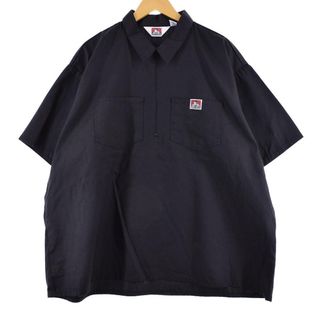 ベンデイビス(BEN DAVIS)の古着 ビッグサイズ 90年代 ベンデイビス BEN DAVIS 半袖 ワークシャツ メンズXXXL ヴィンテージ  /eaa387363(シャツ)