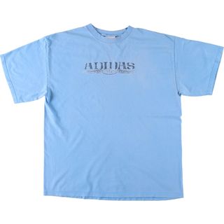 アディダス(adidas)の古着 アディダス adidas スポーツプリントTシャツ メンズL /eaa438507(Tシャツ/カットソー(半袖/袖なし))