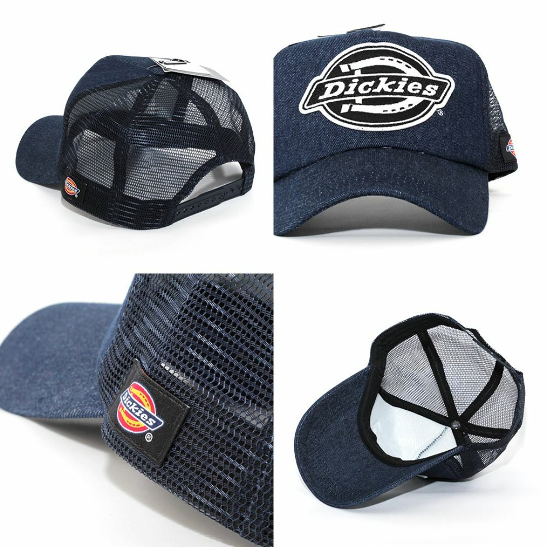 Dickies(ディッキーズ)のメッシュキャップ 帽子 DICKIES インディゴ 17620600-46 メンズの帽子(キャップ)の商品写真